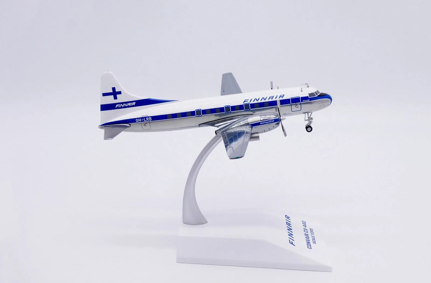 JC WINGS CV-440 FINNAIR (POLISHED) REG: OH-LRB